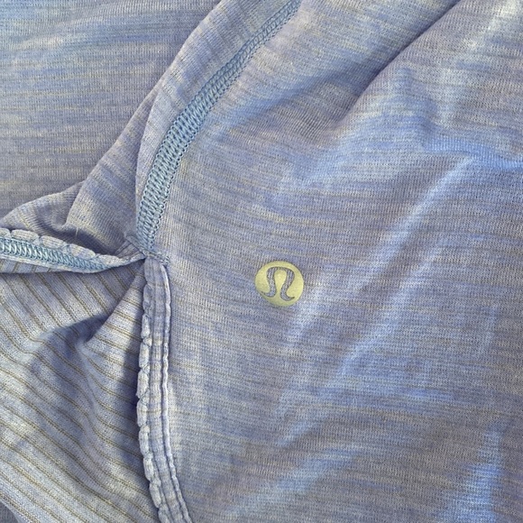 Racer, back style, purple Lululemon workout top - Picture 2 of 3